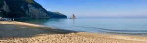 Agios Gordios Sandy Beach in Corfu