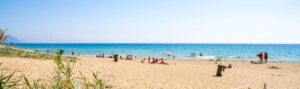 Glyfada Sandy Beach in Corfu