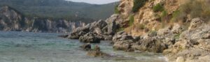 Klimatia Quiet Secluded Beach in Corfu